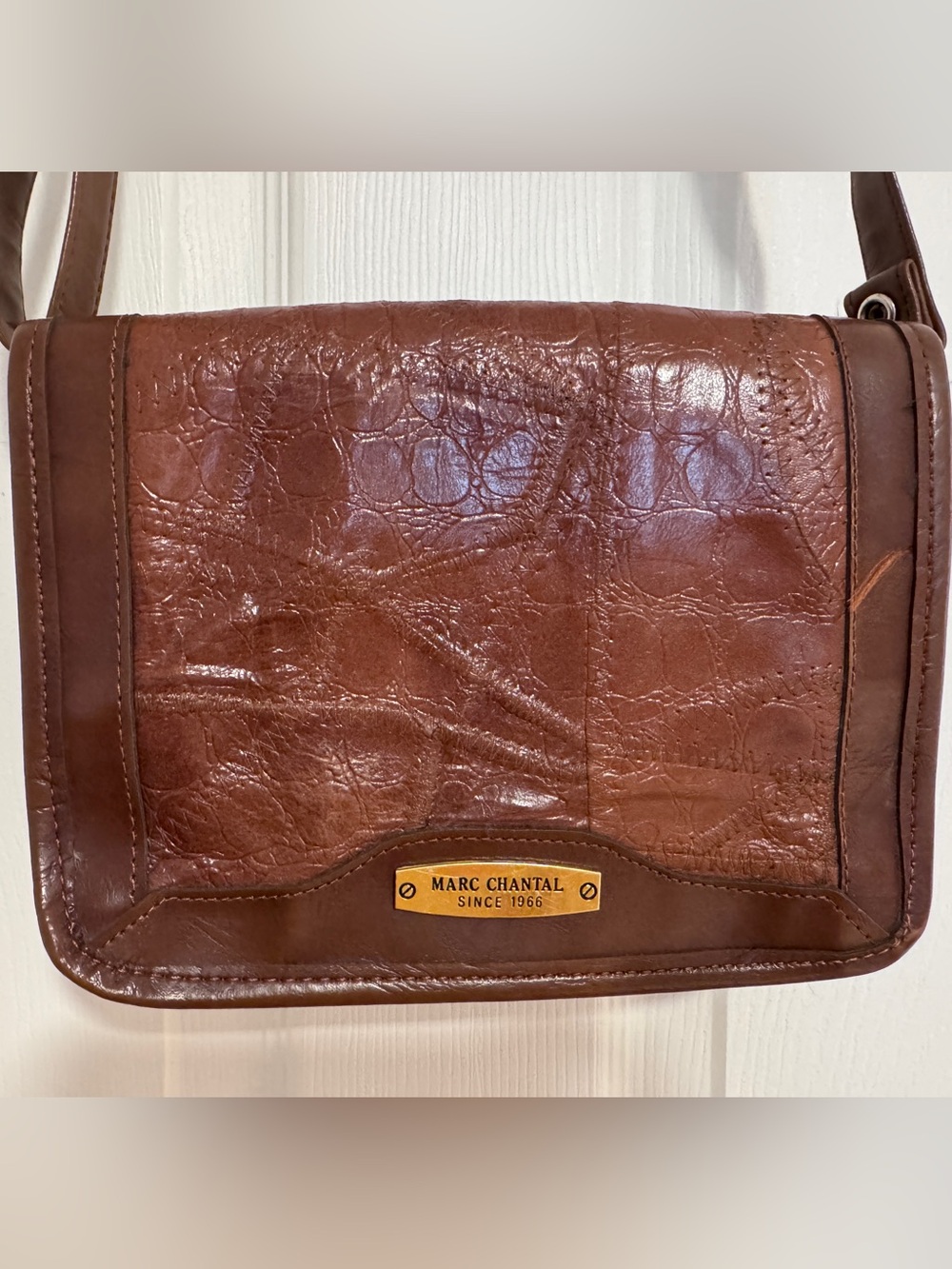 MARC CHANTAL Vintage Leather Crossbody Bag